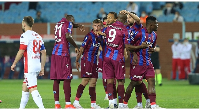 Trabzonspor evinde galip