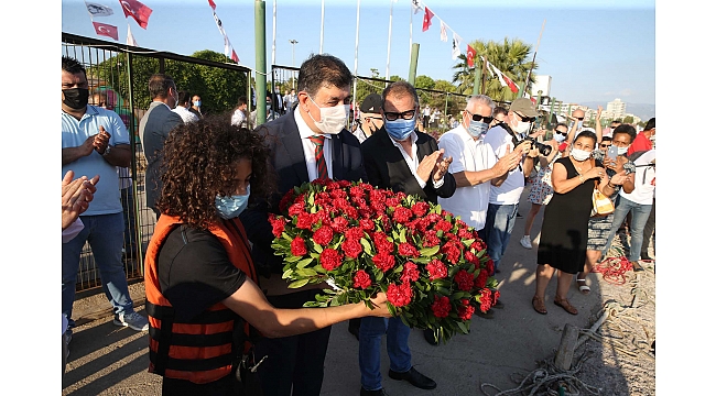 Atatürk’ün Karşıyaka’ya gelişi coşkuyla kutlandı