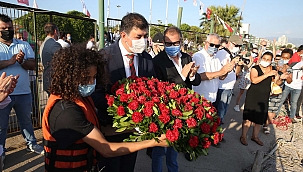Atatürk’ün Karşıyaka’ya gelişi coşkuyla kutlandı