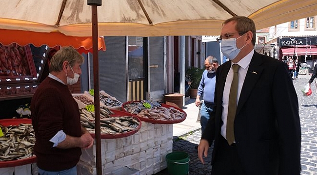 Başkan Ergin’den Yeni Dönem Öncesi Esnaf Ziyareti