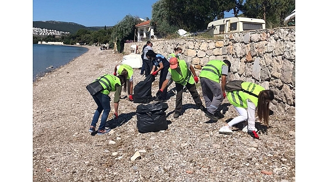 Belediye çalışanları temizlikte öncü oldu…