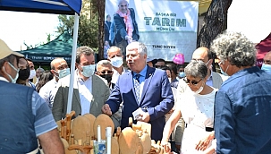 Bergama üretici pazarı açıldı