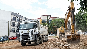 Buca’da kaçak moloz alanına otopark neşteri