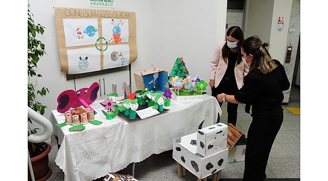 Çevre Projesine Balçovalı Miniklerden Destek