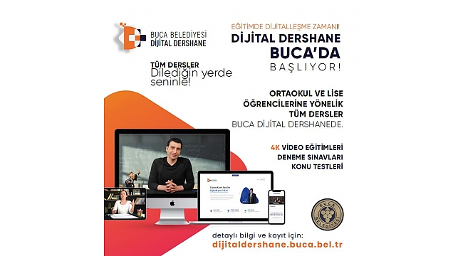 Dijital Dershane Bucalı gençleri sınava hazırladı.