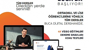 Dijital Dershane Bucalı gençleri sınava hazırladı.