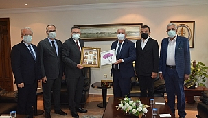 Esiad’ Tan Mutlu’ya Nezaket Ziyareti….