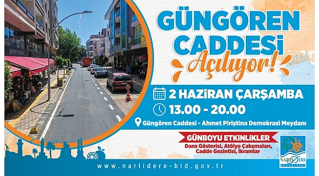 Güngören Caddesi yeni yüzüyle açılıyor!