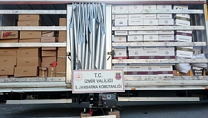 İzmir'de 1 milyon 776 bin makaron ele geçirildi