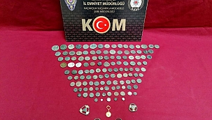 İzmir'de 131 parça tarihi eser ele geçirildi, 1 kişi yakalandı
