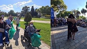 Kültürpark’ta önce temizlik sonra eğlence