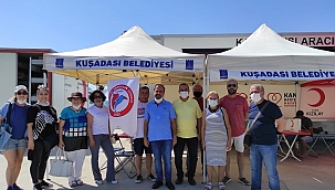 Kuşadası Uşaklılar Derneği'nden Kan Bağışı