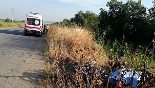 Motosiklet kazasında bir genç hayatını kaybetti
