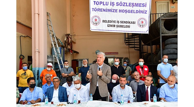 Narlıdere’de Toplu Sözleşme Sevinci