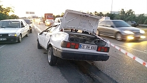 Takla atan otomobilden fırlayan sürücü öldü