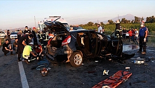 Aksaray'da trafik kazası: 2 ölü, 6 yaralı