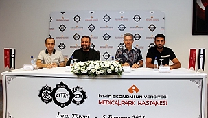 Altay’ın Sağlık Sponsoru İEÜ Medical Park Hastanesi Oldu