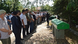 Baraj göletinde boğulan çocuk ile amcası defnedildi