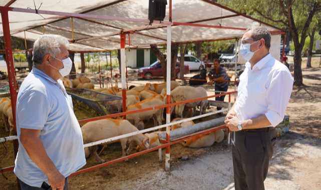 Başkan’ Ergin’den Kurban Satış Yerine Ziyaret