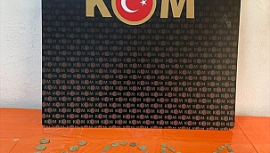 Bizans dönemine ait 88 sikke ele geçirildi