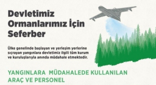 Orman yangınlarında kaç araç gereç kullanılıyor?