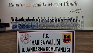 Otomobilde kaçak içki yakalandı