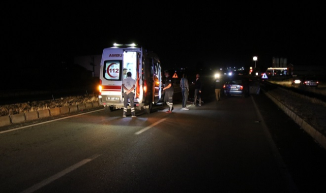 Uşak'ta otomobilin çarptığı yaya hayatını kaybetti