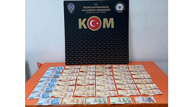 Üzerinden  2 bin 645 lira değerinde sahte  para çıktı