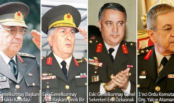 Cezası kesinleşen 14 emekli askerin rütbeleri sökülecek
