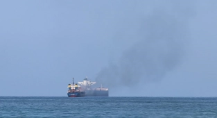İskenderun Körfezi'nde gemide yangın çıktı