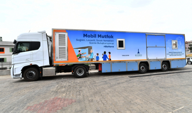 İzmir Büyükşehir'in mobil mutfağı Muğla'da