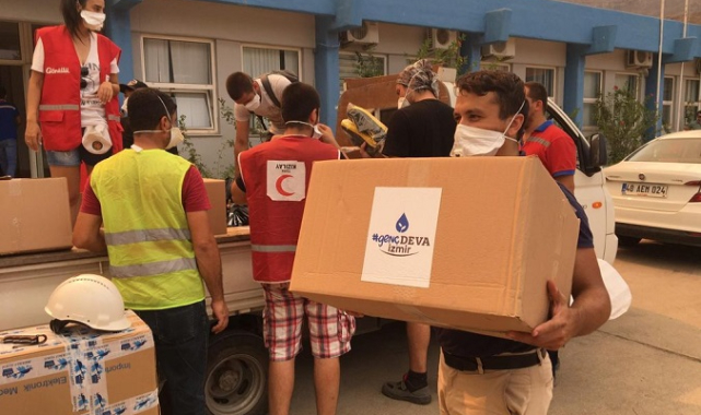 İzmir DEVA’dan Milas’a yardım eli