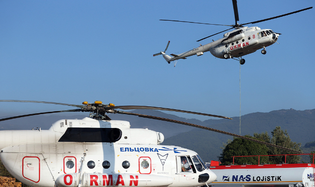 Kazdağları'nda orman yangınına müdahale devam ediyor