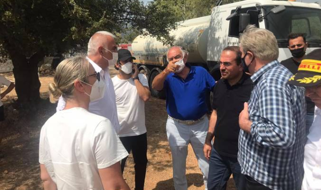 Kırkpınar, Bodrum’da Yangın Bölgesinde