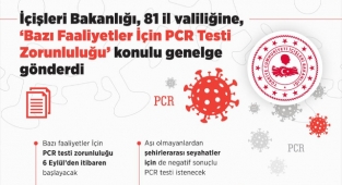 Valiliklere PCR Genelgesi