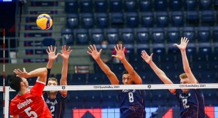 A Milli Erkek Voleybol Takımı grupta ilk mağlubiyetini aldı