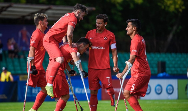 Ampute Futbol Milli Takımı, Avrupa Şampiyonası'nda yarı finale yükseldi