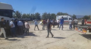 Aydın'da iki otomobilin çarptığı kişi öldü