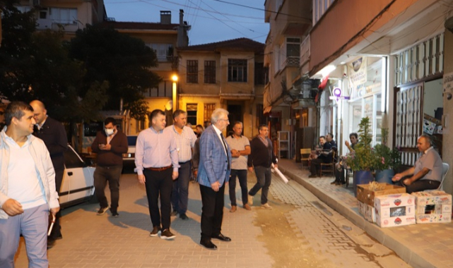 Başkan Eriş, günün ilk ışıklarında Ödemiş’i adımladı