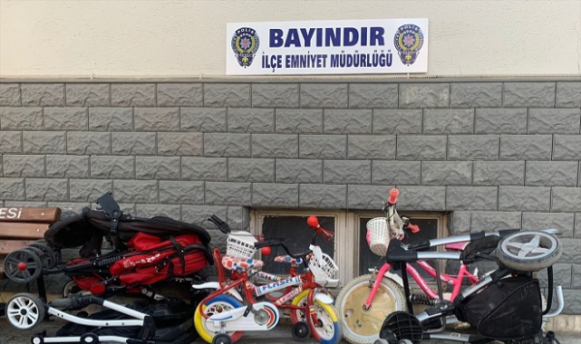 Bebek arabası ve çocuk bisikleti çalan zanlı tutuklandı