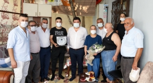 Bucalı gaziye vefa ziyareti