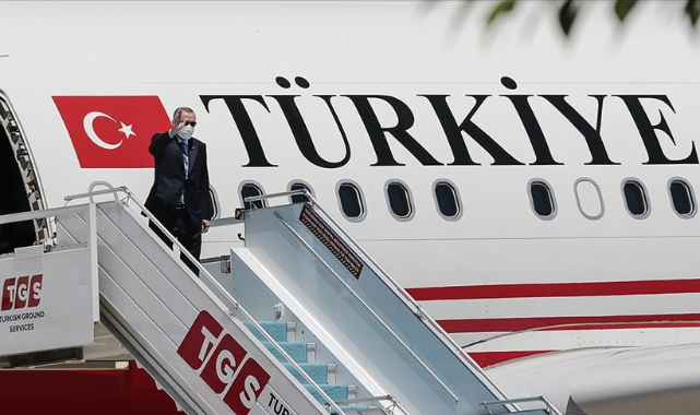 Cumhurbaşkanı Erdoğan Rusya'ya gitti