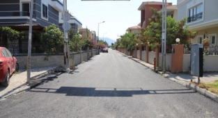 Gümüldür’ün Yolları Asfaltlanıyor