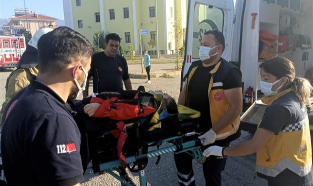 İki otomobilin çarpıştığı kazada 5 kişi yaralandı