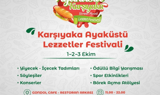 Karşıyaka Ayaküstü Lezzetler Festivali’ne geri sayım başladı!