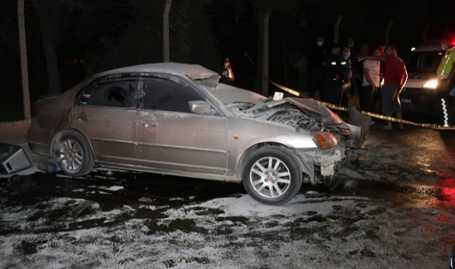 Trafik kazasında 1 kişi öldü, 3 kişi yaralandı