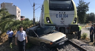 Yaralı  otomobil sürücüsü, hayatını kaybetti