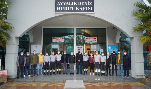 Ayvalık Belediyesi Liman Tesisi'nde Eğitim Ve Talimler Tamamlandı.