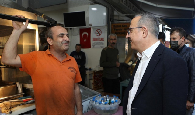 Başkan Sürekli’nin gündemi ‘Esnaf ve Kemeraltı’
