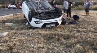 İki otomobilin çarpışması sonucu 7 kişi yaralandı